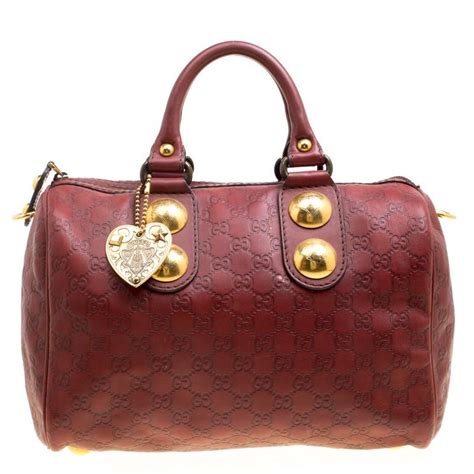 gucci babouska boston bag|Gucci Boston bag guccissima.